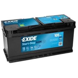 EXIDE START STOP AGM EK1050 105Ah 950A